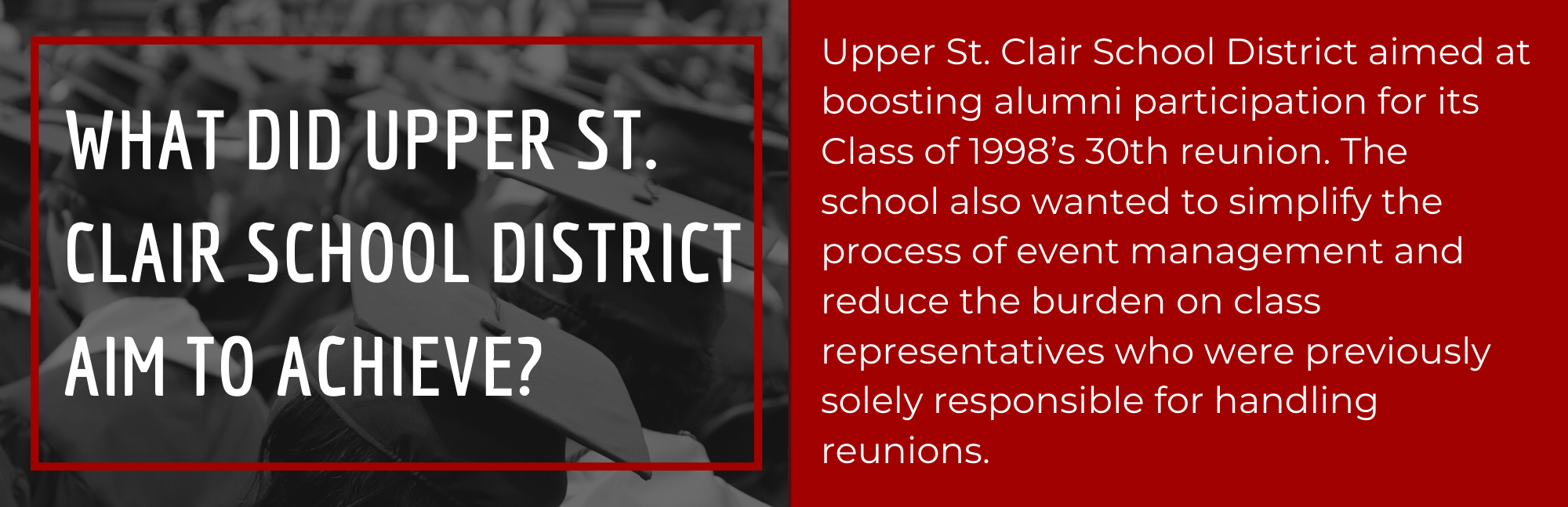 How Upper St Clair School District got 40 of the class of 1988 to attend their 30year reunion